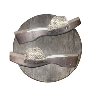 Flogg Malibu II Leather Upper Slide Sandals 8M